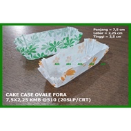 Ovale Fora Cake Case 7.5 Cm X 2.24 Cm Flower Cake Cup/ (510 Pcs)