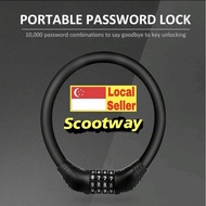 Portable 4 Digits Number Lock