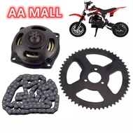 เฟืองโซ่สำหรับมอเตอร์ไซค์คันเล็ก 47cc 49cc T8F ที่มีคุณภาพสูง 49cc ระบบไดรฟ์ t8f โซ่พร้อมกล่องเกียร์