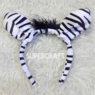 Zebra Headband Zebra horse Costume Black White Stripes Black White Zebra horse mask