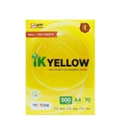 IK YELLOW A3 70GSM COPIER PAPER WHITE (297MM X 420MM) (500 SHEETS)