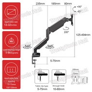 ขาตั้งจอคอมขาตั้งจอ 13-32นิ้ว 360°ขาตั้งจอมอนิเตอร์ปรับได้หลายทิศทางไม่ต้องเจาะรูขายึดจอคอมพิวเตอร์ข