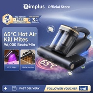 Simplus Dust Mite Vacuum 18kPa | 96,000 Beats/Min | UV-C Sterilization | 65°C Hot Air | Penyedut Ham