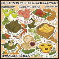 [1 pack] Traditional Indonesian Food Stickers (Market Snack Stickers) Suitable for souvenirs scrapbo