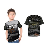T-Shirt Anak Unisex GLOCK FullPrint Art 2