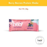 Heal Berry Berries Whey Protein Shake Powder Single Sachet HALAL- Suitable: Muscle Gain , Meal Repla