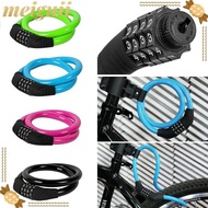MEIGUII Combination Number Bicycle Steel Cable Chain Cycle Security Padlock