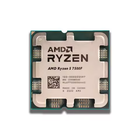 AMD Ryzen 5 7500F CPU R5 7500F 3.7GHz 5NM L3=32M 100-000001015 Socket AM5 New But No Fan