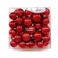 Christmas Decorations - Decorative Bauble - Gold Christmas Balls, 42 Pcs