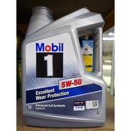 Mobil 1 5w-50 Fully Synthetic Motor Engine Oil 4L