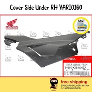 64350-K2S-N00ZA HONDA VARIO160 Cover Black Side Under RH Right / Plastic Hitam Penutup Sisi Tepi Baw