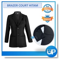 Falcon Blazer Hitam Unisex Coat Black Brazer Court Pengawas Sekolah Good Quality School Prefect Long