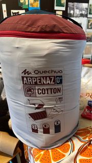 Quechua Arpenaz 0° Cotton 睡袋 迪卡儂零度睡袋