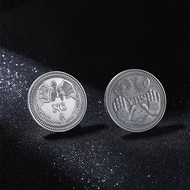 Commemorative Coin Antique YES/NO Decision Commemorative Coin Badge Game Green Bronze New Style Deci