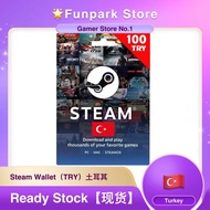 TR Steam wallet Turkey Wallet Gift Card USD Digital Code 100/200TL US 10USD 20USD 50 USD USA Steam w