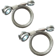 1 pair Long Type Hood Control Restraint Cable fit for 2003-2007 Peterbilt 379#HLK2046 GUOV