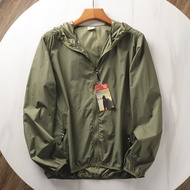 UNIQLO ของแท้จากยุโรปและสหรัฐอเมริกา ~ Uv ~ เบาและระบายอากาศได้ผู้ชายฤดูร้อนป้องกันรังสียูวีเสื้อผ้า