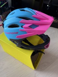 CRATONI C-MANIAC Turquoise-Pink Matt Cycling Helmet M-L