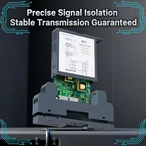 0-75mV 4-20mA DC Signal Isolator 0-10V 0-5V 1-5V Galvanic Signal Converter DC24V 1 In 1 Out 1 In 2 O