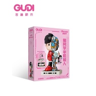 In stock New [Exclusive for Flagship Stores]Goood Jay Chou's Second-Dimensional Image Zhou Classmate Building Blocks Semi-Robot Boy Toys Children's Toys Birthday Gift Children's Toys Girls' Toys