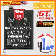 Compatible With Realme 7 6 5 3 2 Pro 5G 4G 7I 6I 5I 5S 3I Battery Replacement Bateri Ganti Full Capa