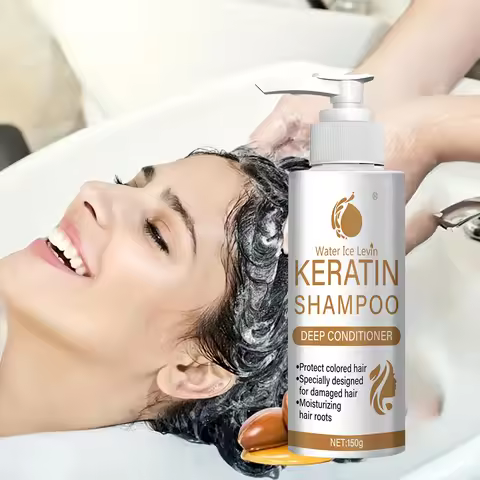 Keratin & Collagen Shampoo for Damaged Hair, Deep Conditioning Repair, Color Safe & Moisturizing, wi