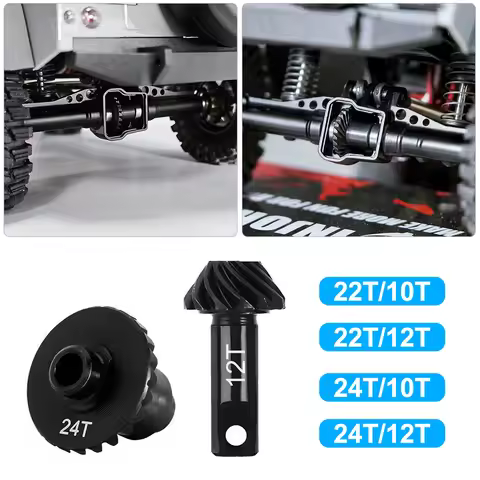 RCTOYFUN Overdrive/ Underdrive/ Stock Alloy Steel Helical Gears for Traxxas TRX4M