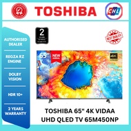 Toshiba 65-Inch 4K VIDAA UHD QLED  Smart TV 65M450NP