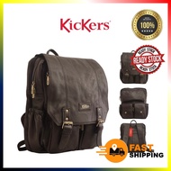 KICKERS ORIGINAL COW LEATHER BACKPACK BEG LELAKI KULIT ORIGINAL LEMBU ASLI BEG GALAS