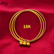 New Style pure 18k pawnable Saudi Gold Bracelet for Women Bracelet Girl Style Three Circles Saudi Gold Bracele Aesthetic Female Bracelet Pure Brass Jewellery Fashion Bracelet Lucky Charm Retro Discount Sale