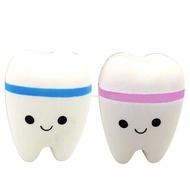 youn Squishy Teeth Stress Relief  Fidget Squeeze Toys Slow Rising Toys Gifts