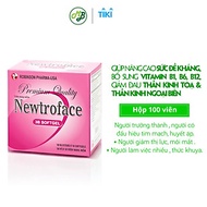 Viên uống TPCN NEWTROFACE viên nang mềm - Robinson Pharma usa - giúp nâng cao sức đề kháng,bổ sung vitamin B1,B6,B12 - hộp 100 viên