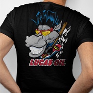 Tshirt Lucas Oil Speedculture Baju Tshirt Microfiber