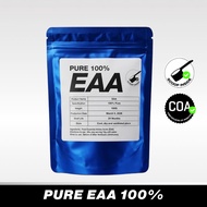 Pure EAA 100% (100g) Essential Amino Acids Raw Powder Muscle Recovery & Growth Gym Supplement Nutrit