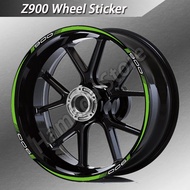 Motorcycle Wheel Rim Sticker Reflective Hub Stripe Tape Accessories Waterproof  Decal For Kawasaki Z