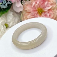 NO.155唯美冰種紫玉俏黃翡六方鐲 內徑 53MM 圈口 佘太翠玉鐲