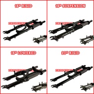 16" 20" DOUBLE FORK LOWERED / SUSPENSION FORK LAJAK FORK RIGID