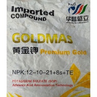 1KG Baja Buah/Bunga NPK Goldmas 12-10-21+8s+TE Premium Gold