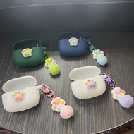 cartoon Cover For Realme Buds T310 T300 T110 T100 T01 Case with keychian Silicone case for realme Bu