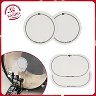 2Pcs Bass Drum Patch Double Bass Drum Sticker Bass Drum Replacement Parts