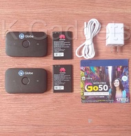 Globe Pocket WIfi (4G LTE / MODEL: E5573Cs 933) FREE CHARGER //GOMO 20 / 30GB/ UNLIDATA // OPENLINE 