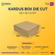 Die Cut Cardboard Box 15x15x5 CM Gift Hampers Box POLOS Kotak