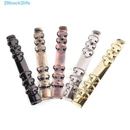BACK2LIFE Spiral Rings Binder Clip A5 A6 A7 File Folder Clip Notebook Diary Loose-leaf Ring