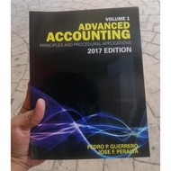 ✗Advanced Accounting Volume 1 by Guerrero