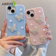 Sweet 3D Pearl Butterfly 2 in1 Phone Case For Realme C63 C61 india C55 C53 C51 C51S C35 C33 C33S C31