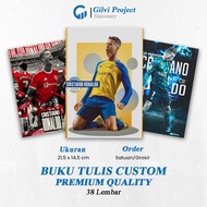 Cristiano Ronaldo Notebook A5 Notebook CR7/ School Notebook/ Notebook/ Agenda Planner Journal Notebo