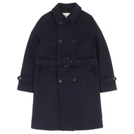 เสื้อโค้ทยาวทรงกระดุมสองแถว Mackintosh รุ่น GM-079 ทำจากผ้าขนสัตว์ 100% สภาพเยี่ยม สีน้ำเงินเข้ม ไซส