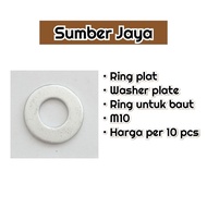 M10 Washer Plate M10 Per 10 pcs