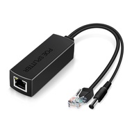 PwrON Active POE Splitter Adapter, 48V to 12V, IEEE 802.3af Compliant, 10/100Mbps up to 100 Meters f