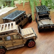 Land Rover Defender Miniature Wooden